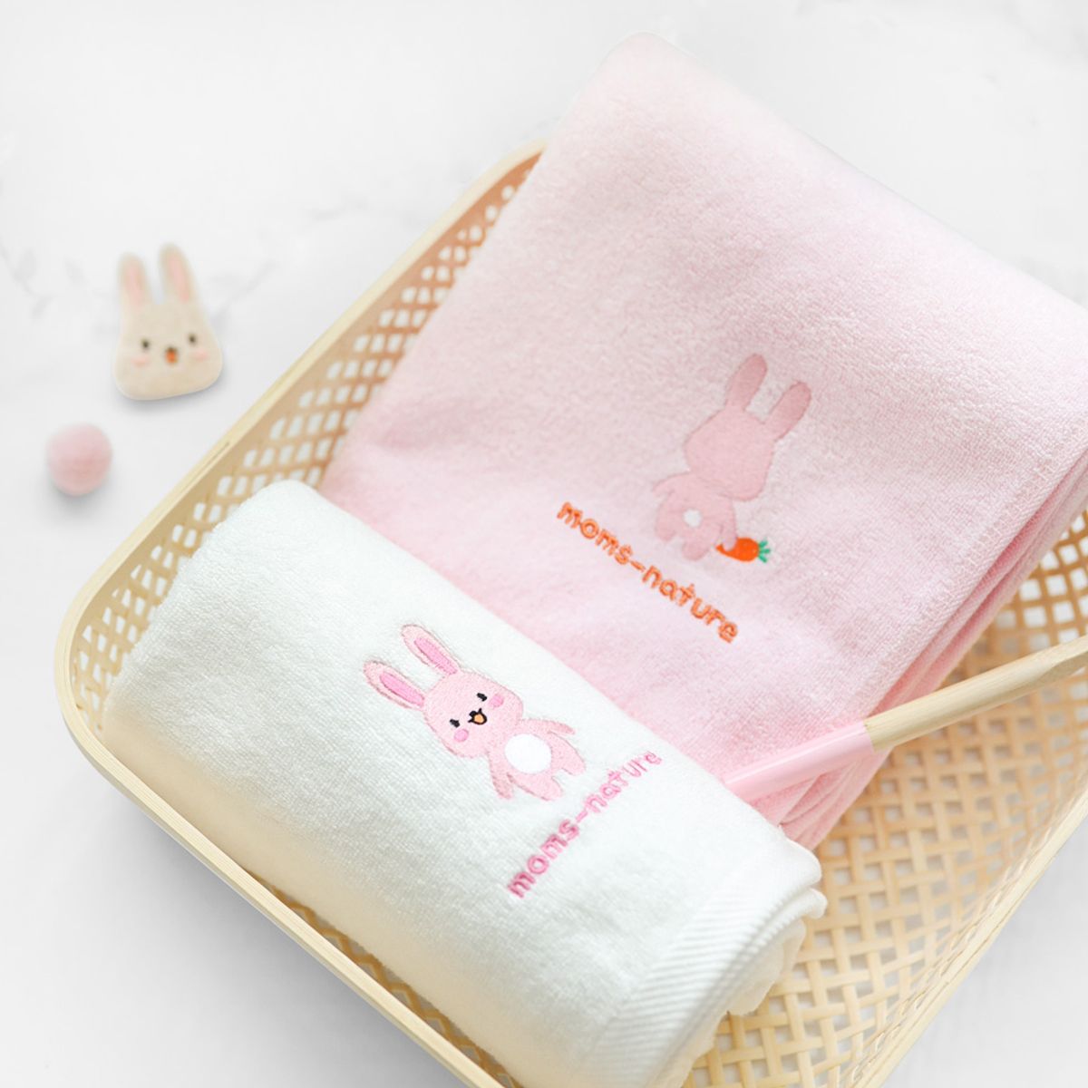 맘스네이처(MOMSNATURE) 대나무 아기목욕타올 / 특대형 85X85