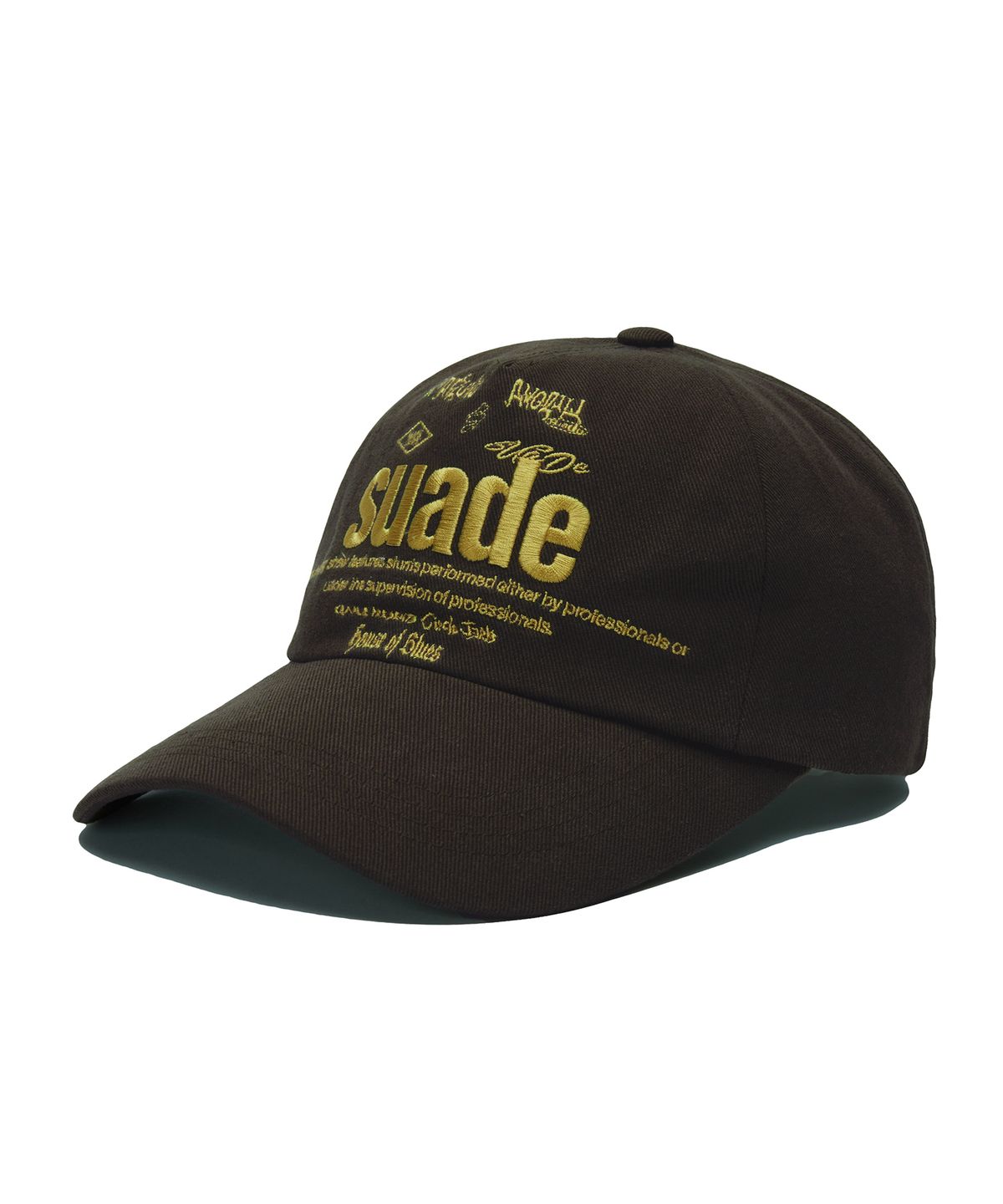 스웨이드(SUADE) MIXED LOGO BALL CAP [BROWN]