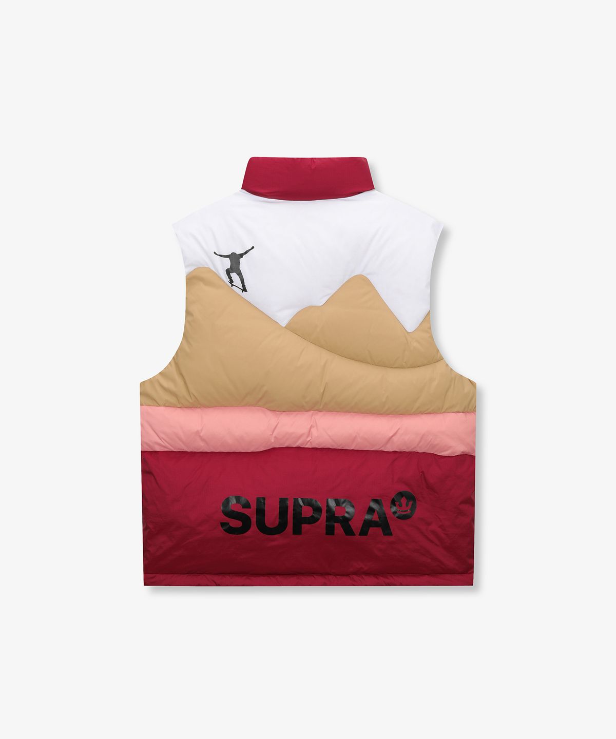 수프라(SUPRA) 백 그래픽 다운 베스트(RED)