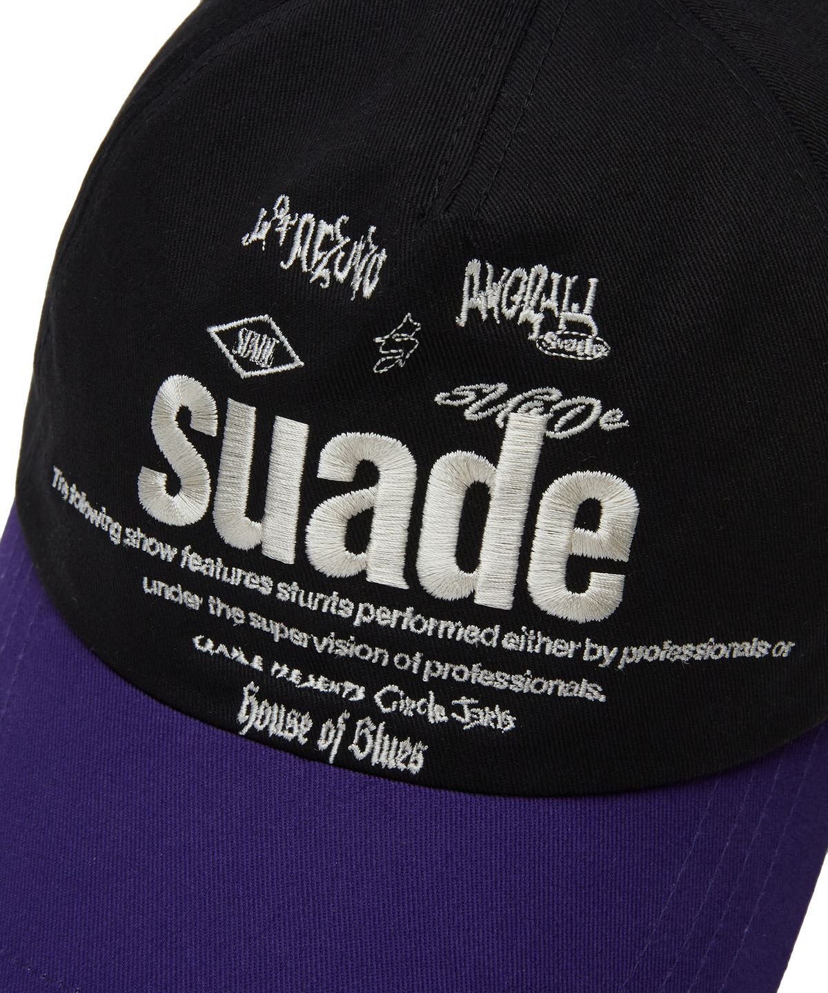 스웨이드(SUADE) MIXED LOGO BALL CAP [PURPLE]