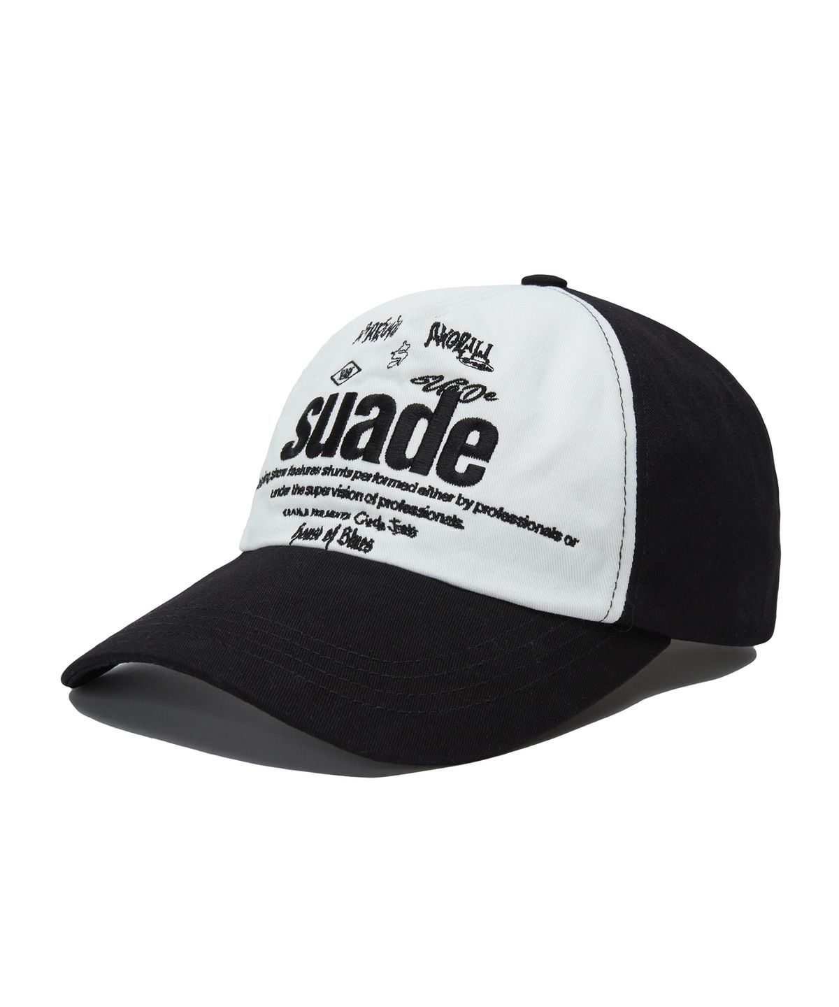 스웨이드(SUADE) MIXED LOGO BALL CAP [WHITE]
