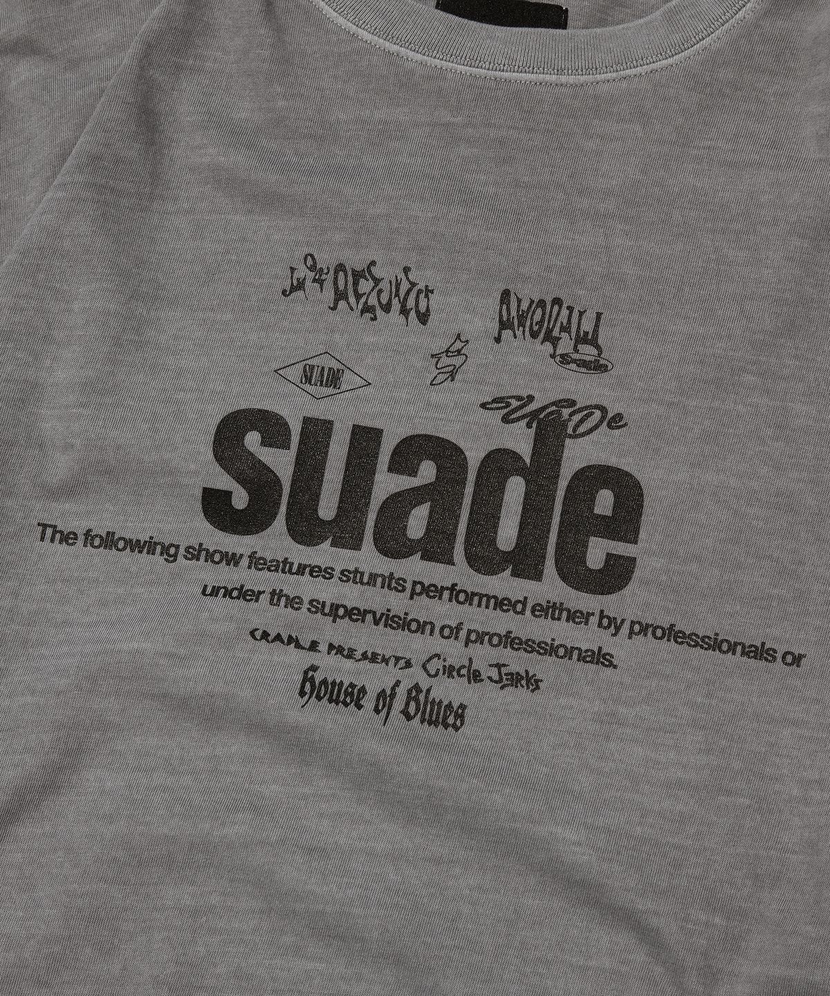 스웨이드(SUADE) MIXED LOGO LONG SLEEVE [PIGMENT GRAY]