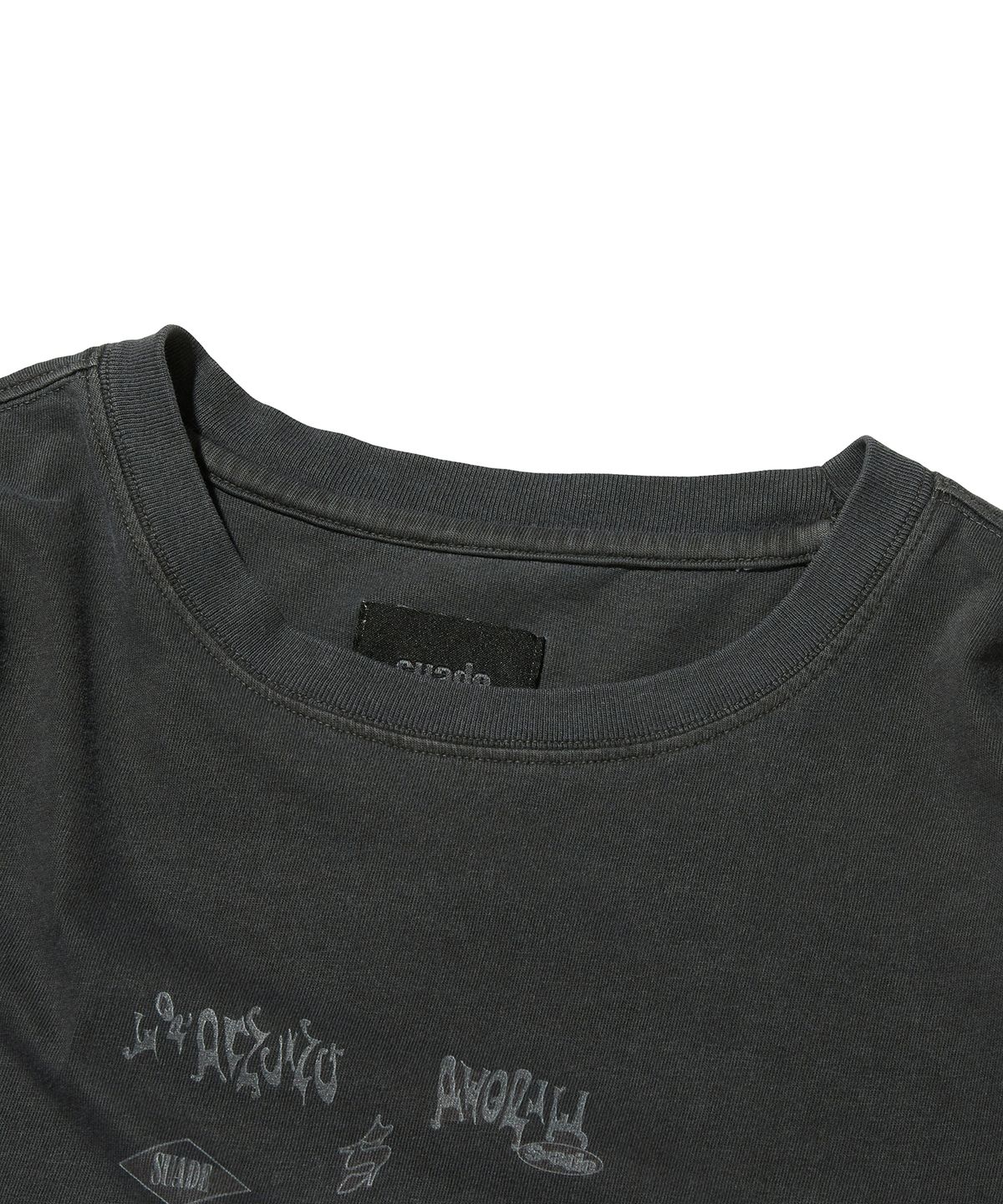 스웨이드(SUADE) MIXED LOGO LONG SLEEVE [PIGMENT BLACK]