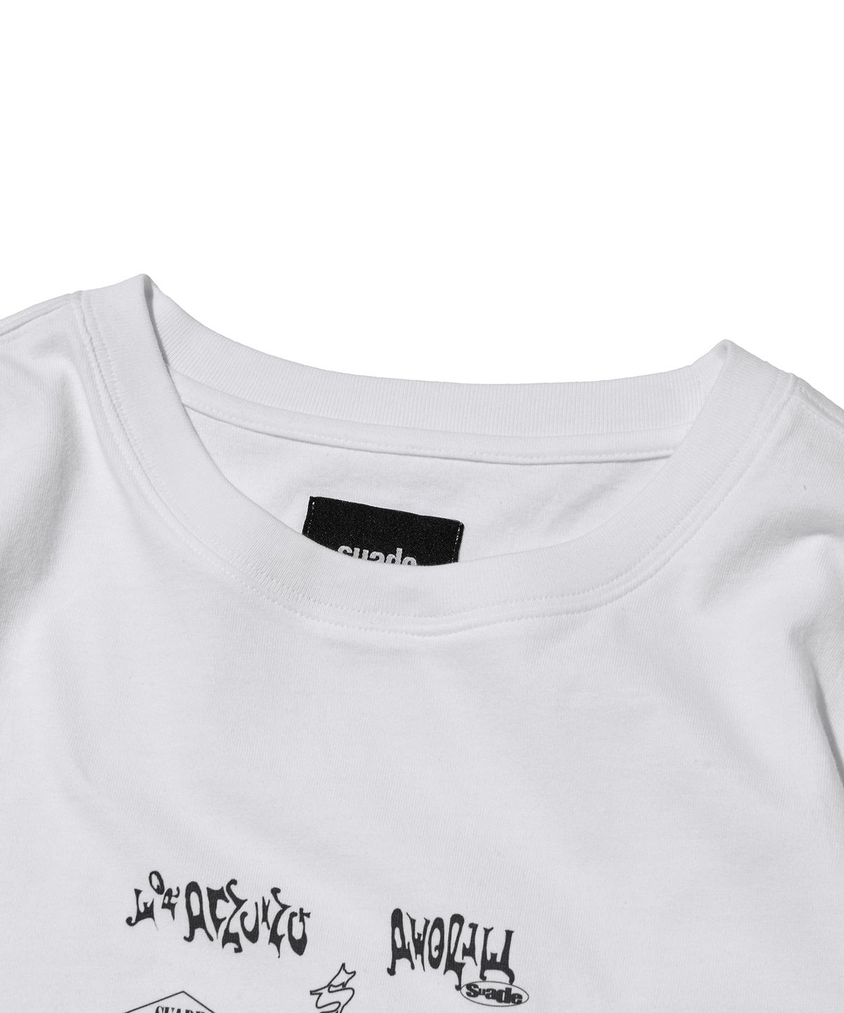 스웨이드(SUADE) MIXED LOGO LONG SLEEVE [WHITE]