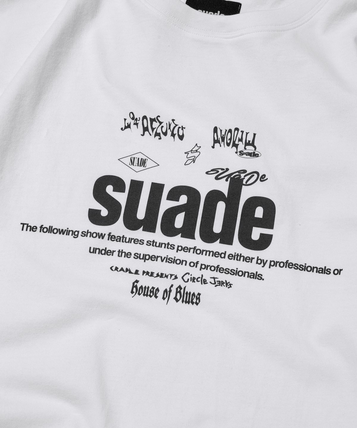 스웨이드(SUADE) MIXED LOGO LONG SLEEVE [WHITE]