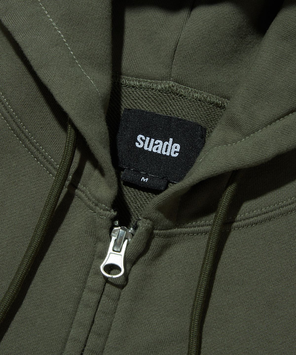스웨이드(SUADE) LOOSE SUADE HOOD ZIP UP [KHAKI]