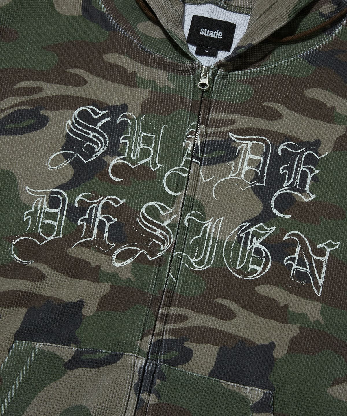 스웨이드(SUADE) THERMAL CAMO HOOD ZIP UP [CAMO]