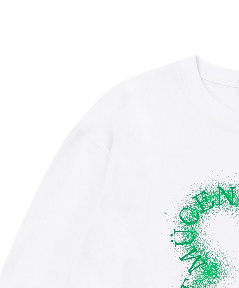 MUSINSA | MUCENT Clover Lettering Long Sleeve (2 Colors, Unisex)