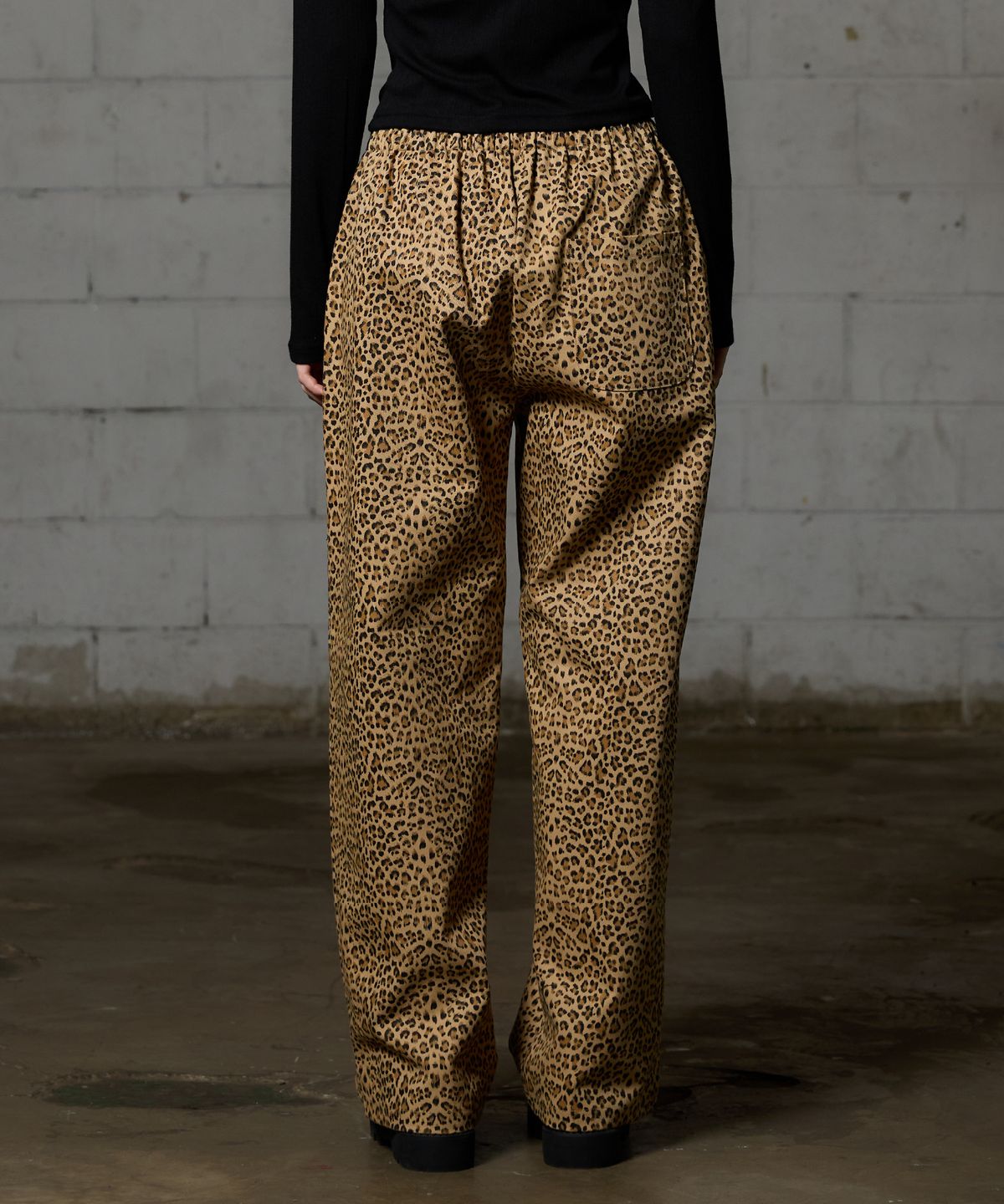 아리킴(ARIKIM) LEOPARD WIDE PANTS - BEIGE