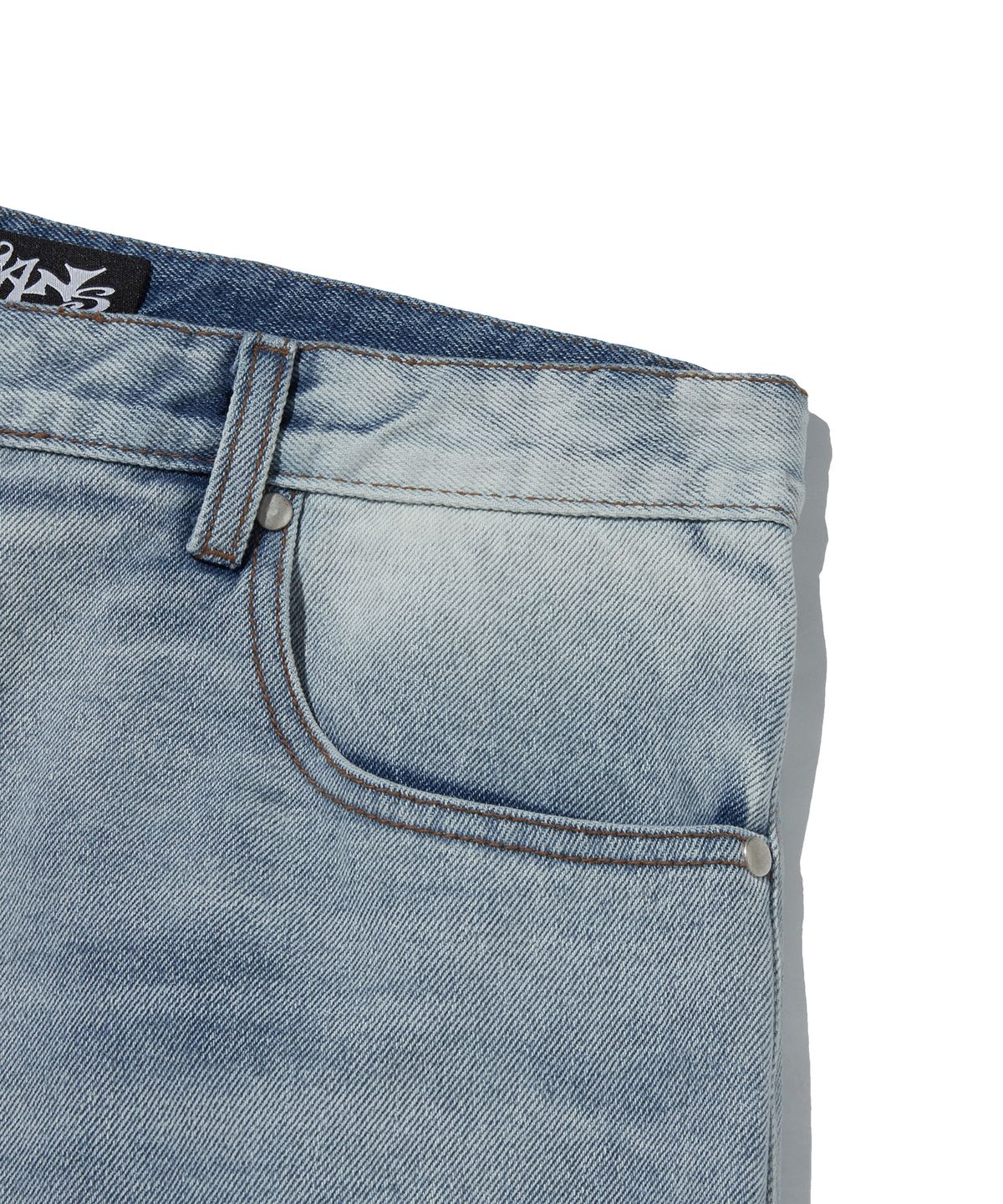 스웨이드(SUADE) BRUSH WASHED DENIM [LIGHT BLUE]