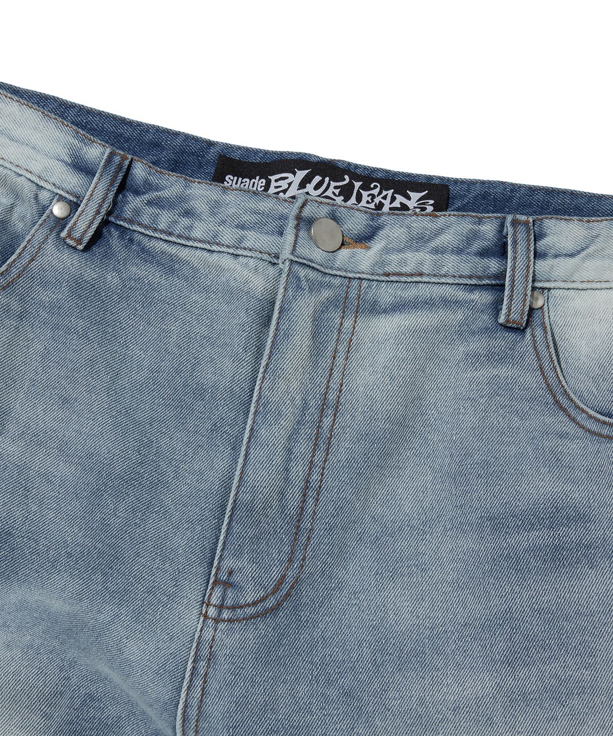스웨이드(SUADE) BRUSH WASHED DENIM [LIGHT BLUE]