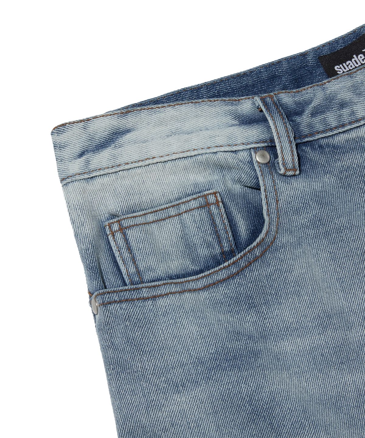 스웨이드(SUADE) BRUSH WASHED DENIM [LIGHT BLUE]