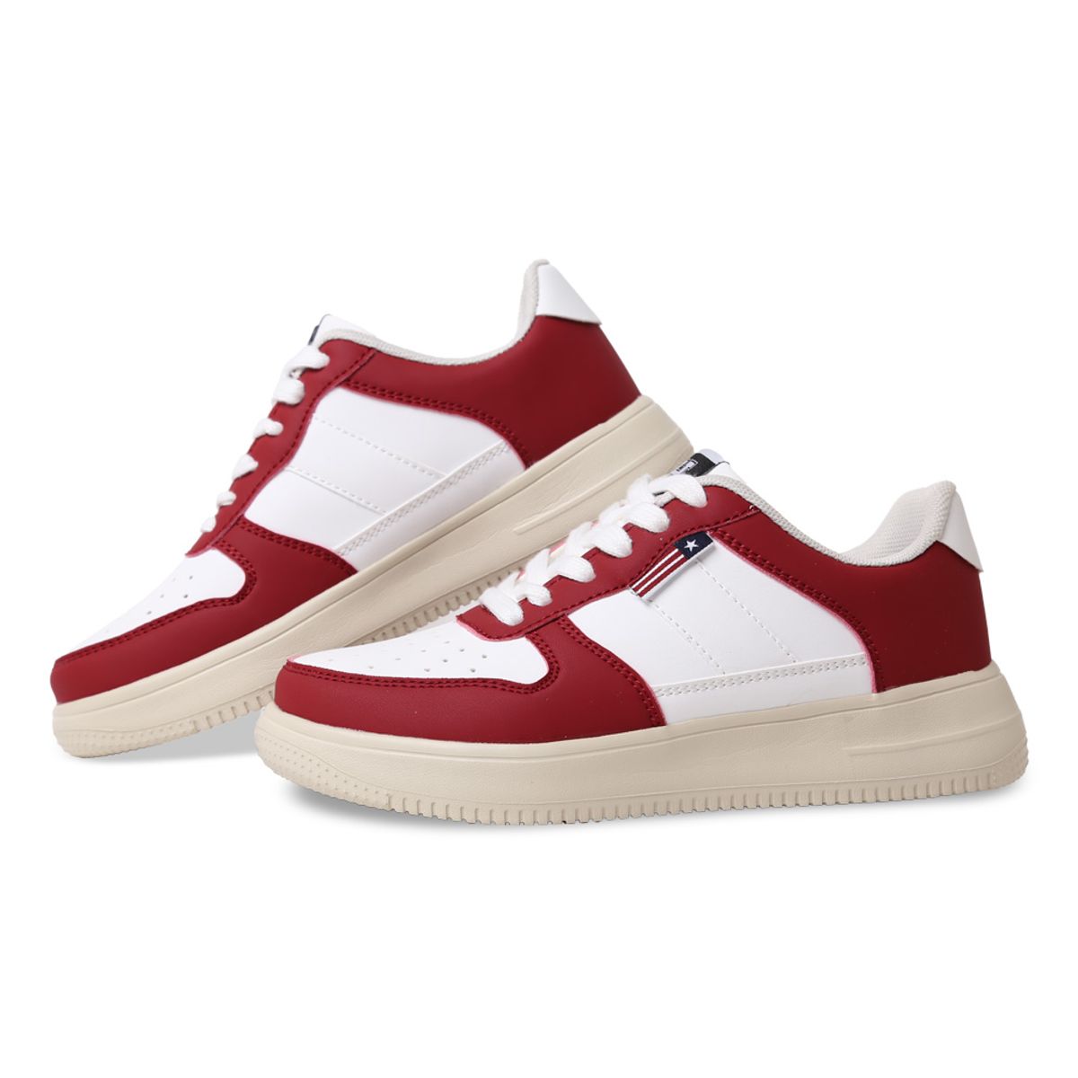 하버드 슈즈(HARVARD SHOES) 비기너 스니커즈 버건디
