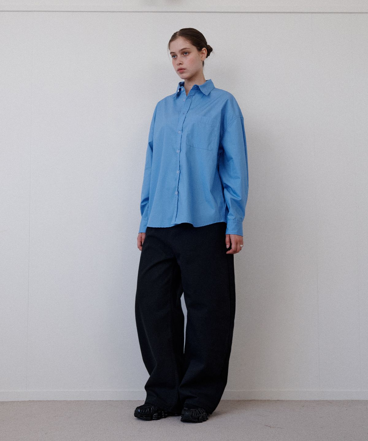 리트리버클럽(RETRIEVER CLUB) POCKET SHIRTS [SKY BLUE]
