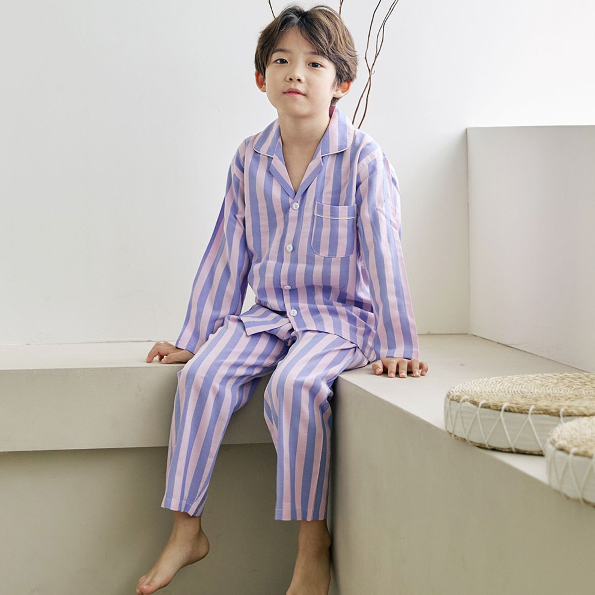 핑코코(PINGCOCO) 138 바이올렛 긴소매 파자마세트