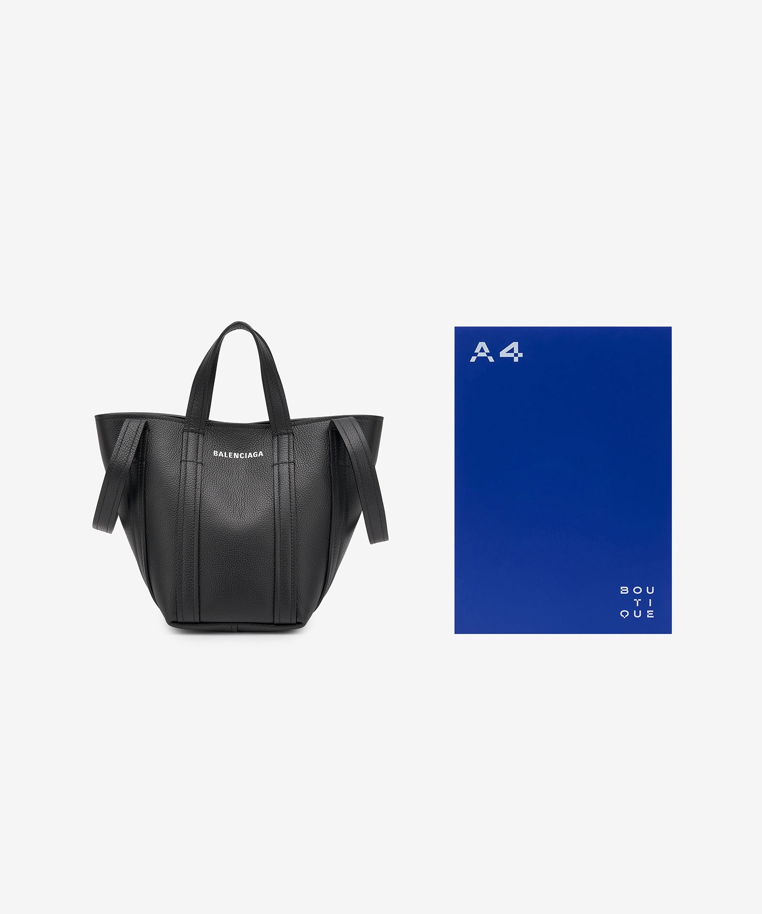 トートバッグ BALENCIAGA Everyday North South S Tote Bag Black White 67279 Balenciaga Small Everyday North/South Tote Bag | Black