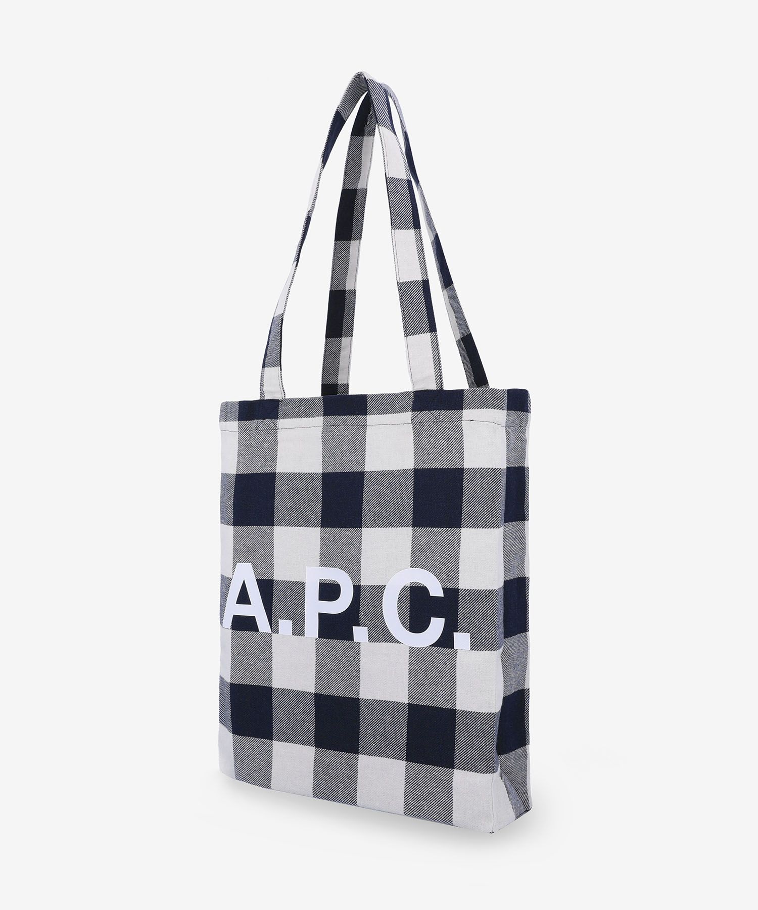 ★A.P.C.★ Lou Tote Bag Navy Check COGZXM61442IAK COGZXM6144 MUSINSA | A.P.C. Lou Tote Bag - Navy Check / COGZXM61442IAK