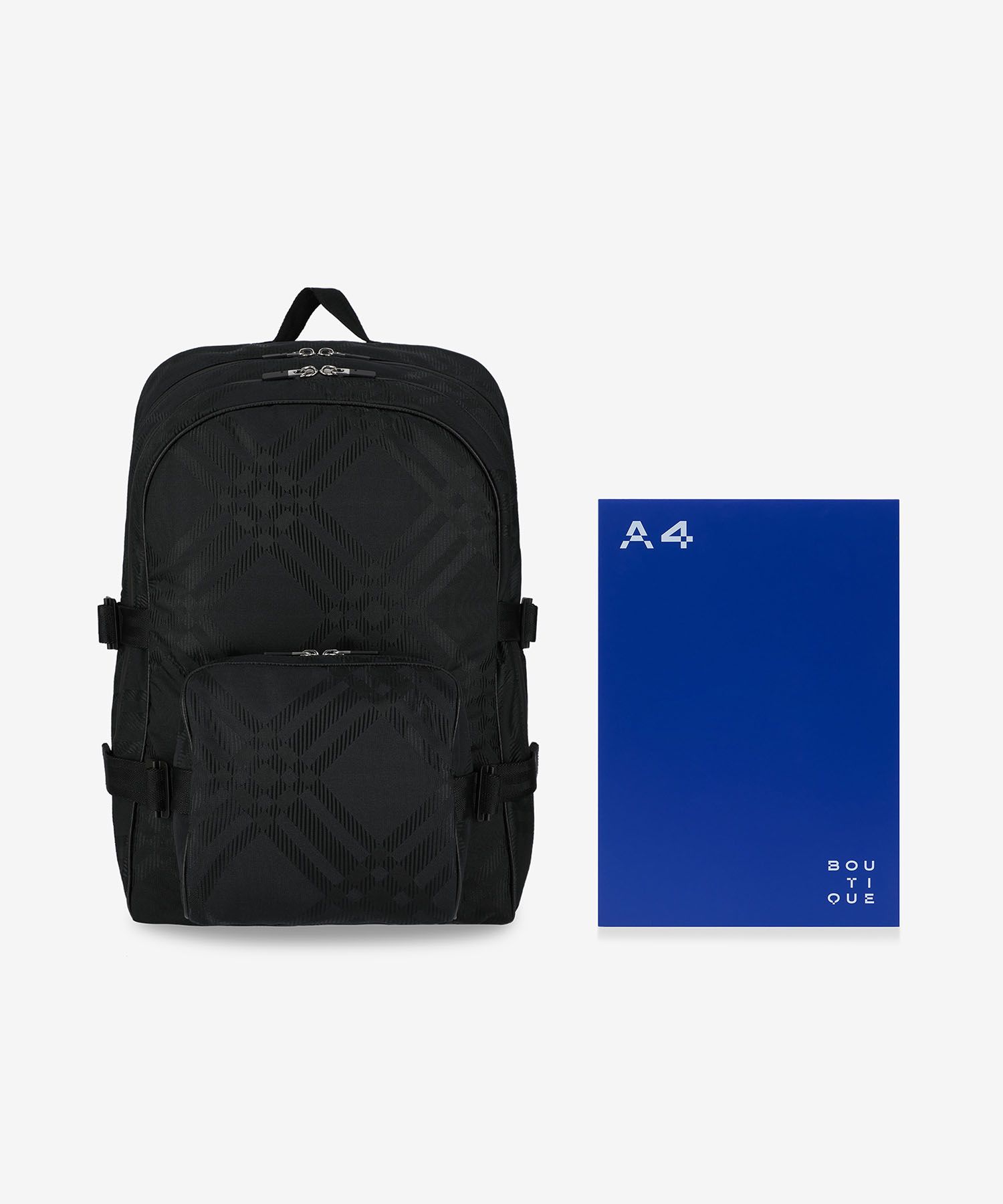 バックパック・リュック Burberry FW24 Check jacquard backpack (8080840 BLACK) bur0155103_blk_00.jpg?sw=1455&