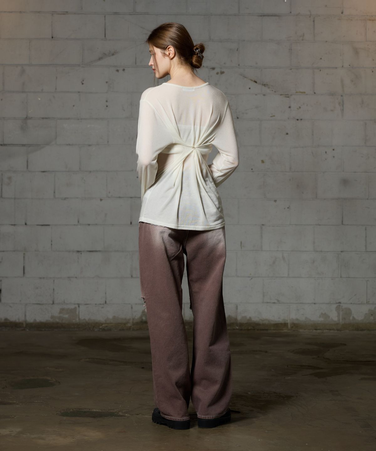 아리킴(ARIKIM) FAIRY WOOL LONG SLEEVE / IVORY