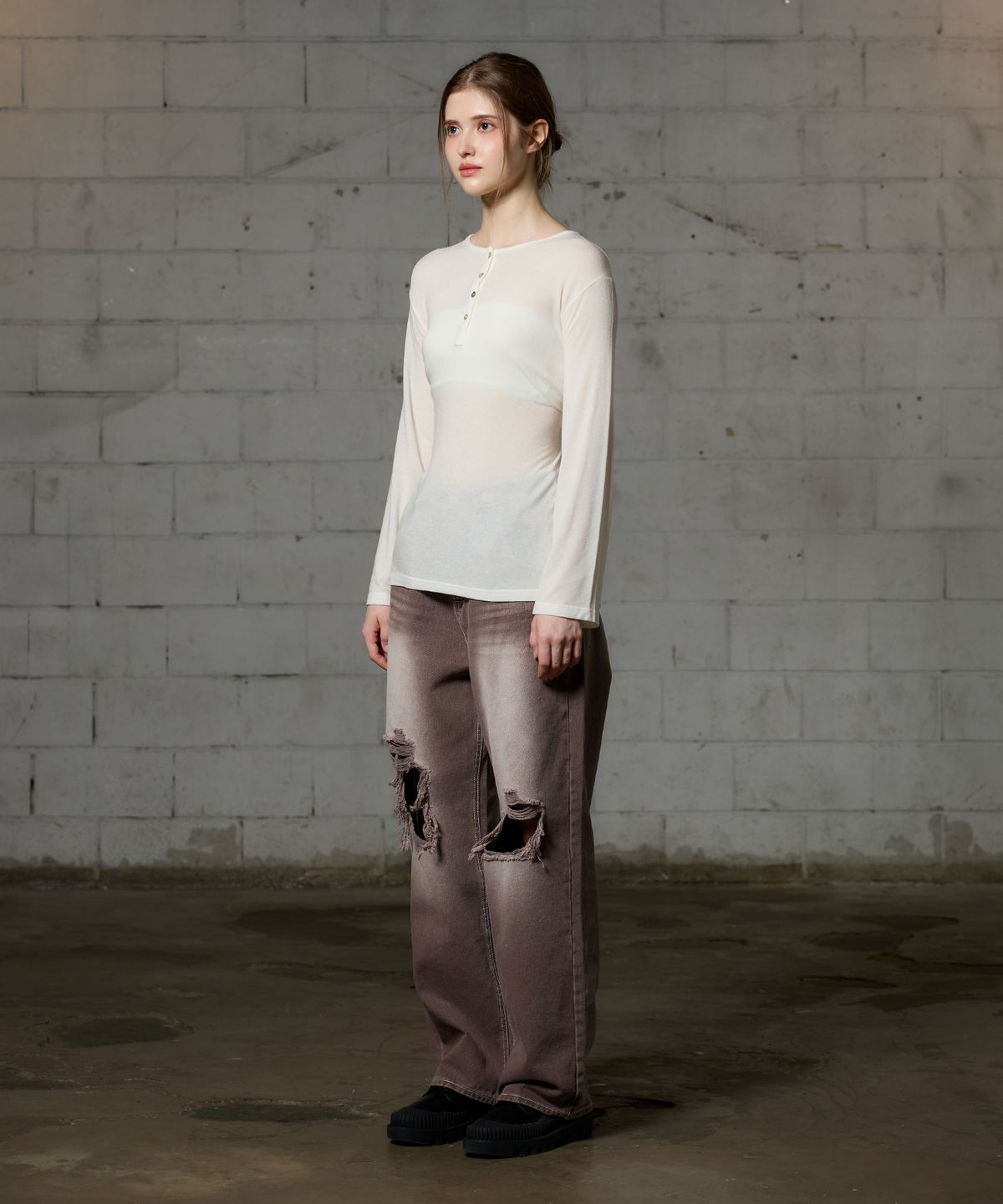 아리킴(ARIKIM) FAIRY WOOL LONG SLEEVE / IVORY