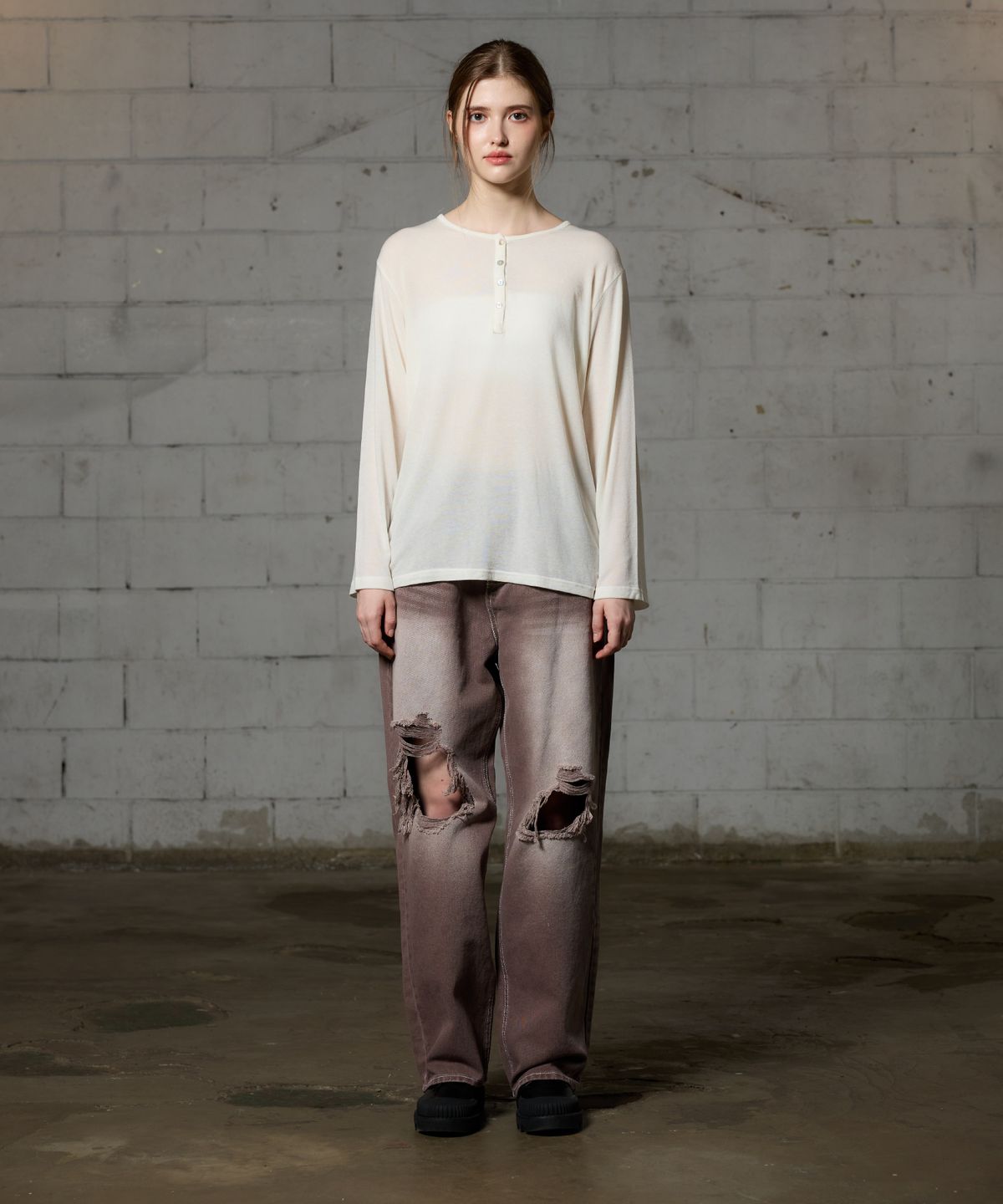 아리킴(ARIKIM) FAIRY WOOL LONG SLEEVE / IVORY