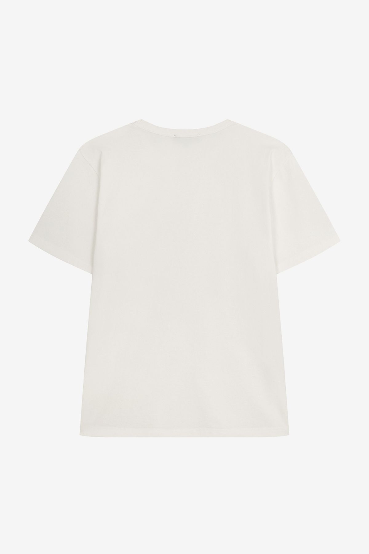 르몽생미셸(LE MONT ST MICHEL) (M)Basic Small Logo T-shirt_White