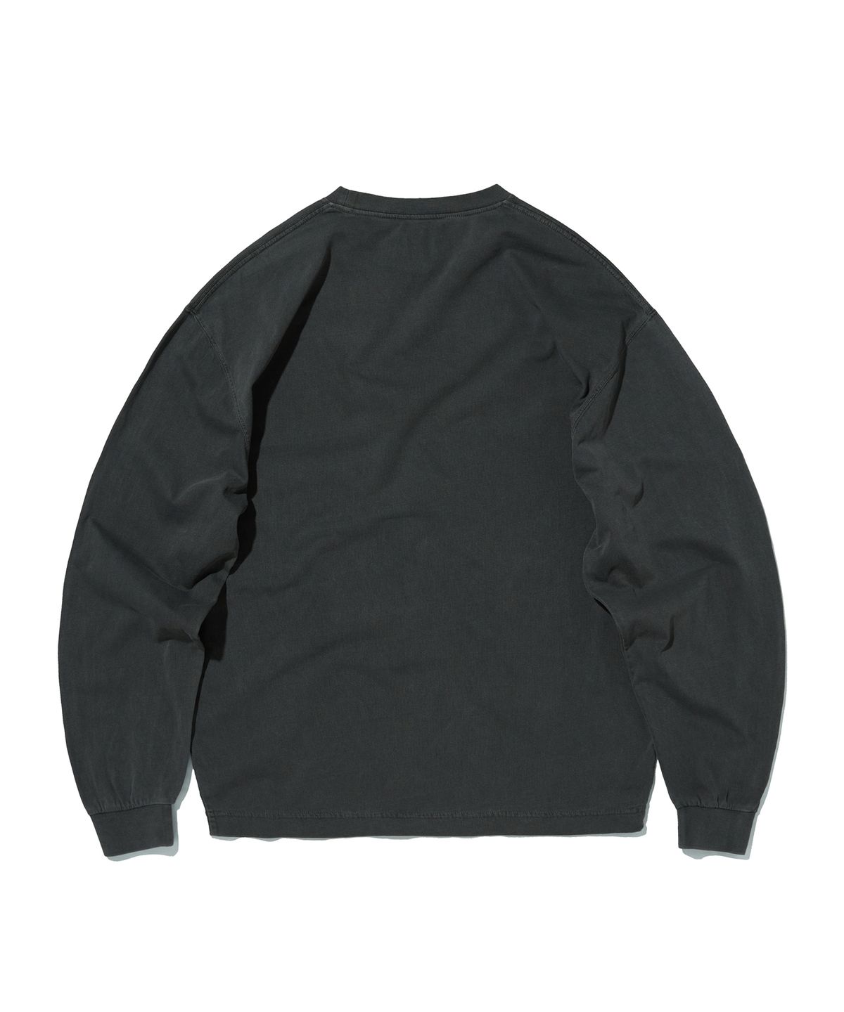 스웨이드(SUADE) WASHED LONG SLEEVE [PIGMENT BLACK]