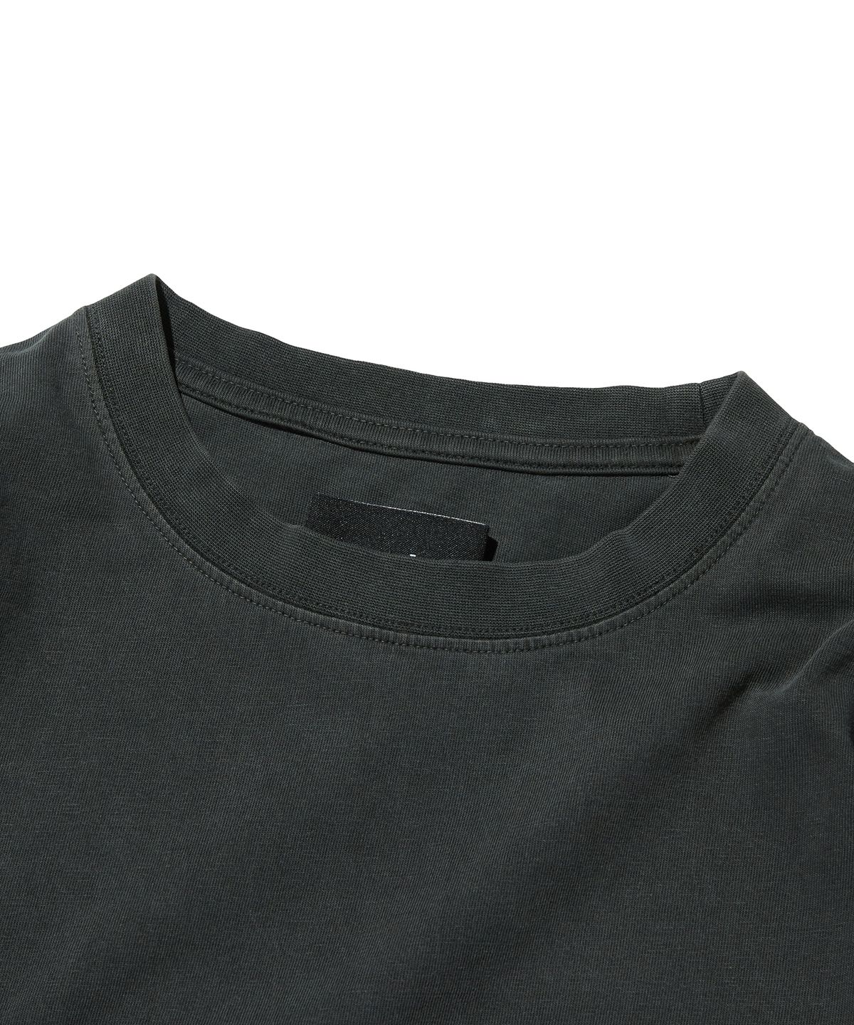 스웨이드(SUADE) WASHED LONG SLEEVE [PIGMENT BLACK]