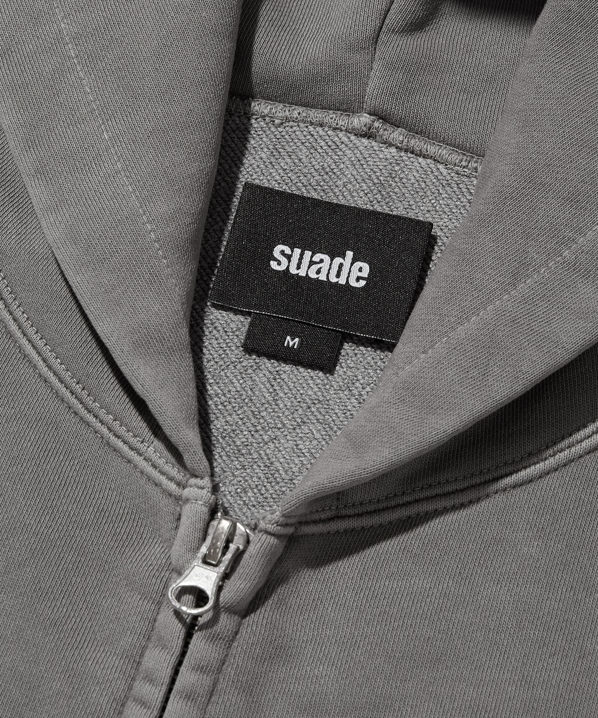 스웨이드(SUADE) WASHED HOOD ZIP UP [PIGMENT GRAY]