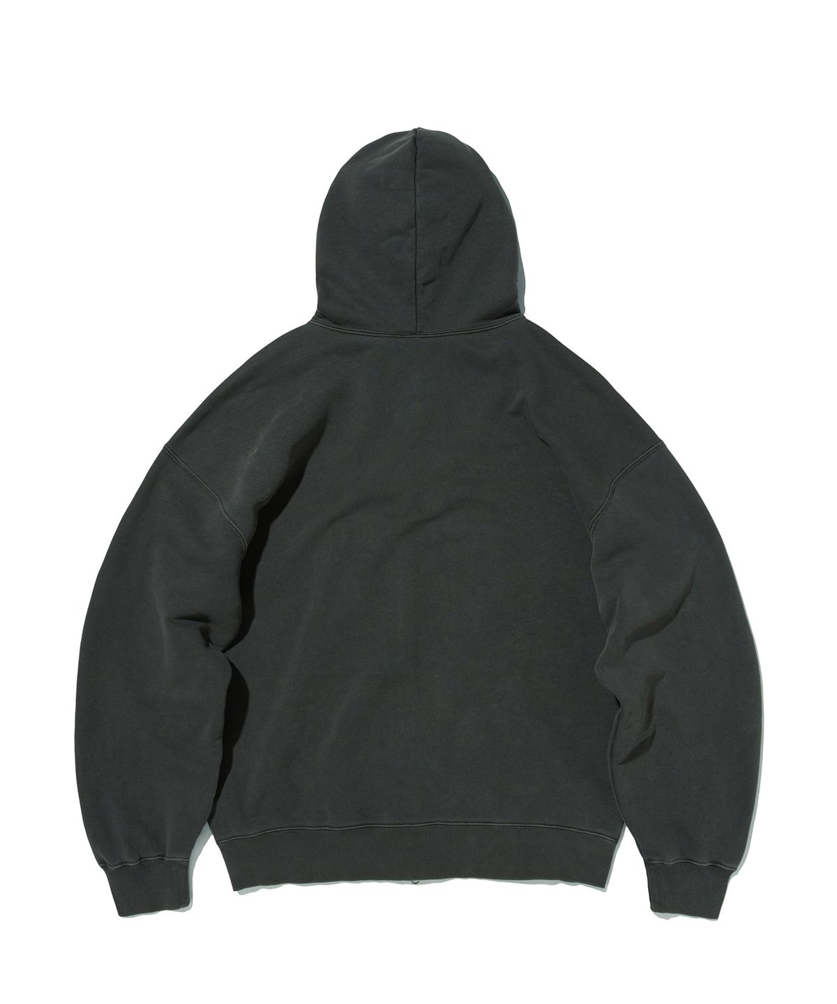스웨이드(SUADE) WASHED HOOD ZIP UP [PIGMENT BLACK]