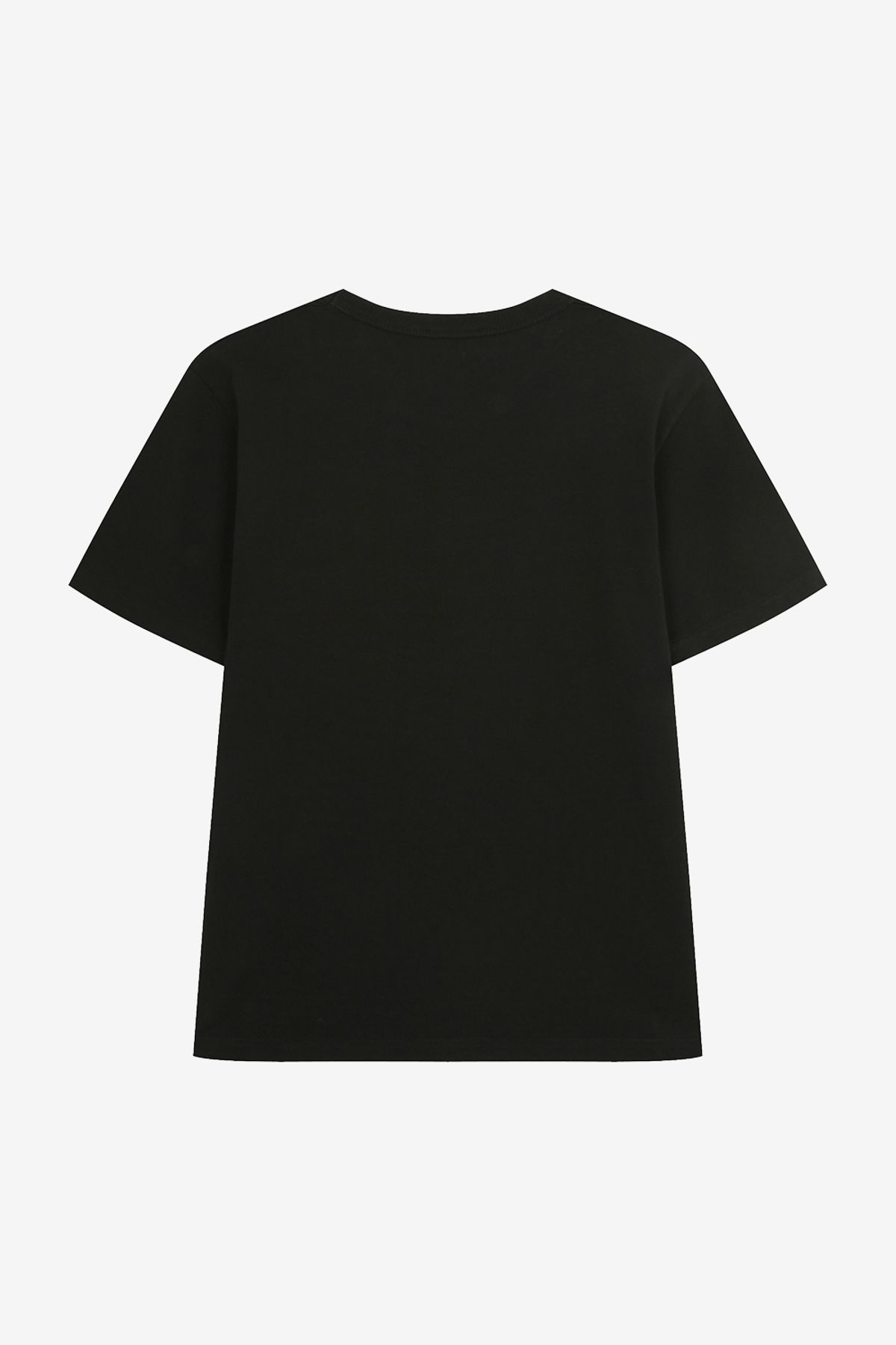르몽생미셸(LE MONT ST MICHEL) (M)Basic Small Logo T-shirt_Black