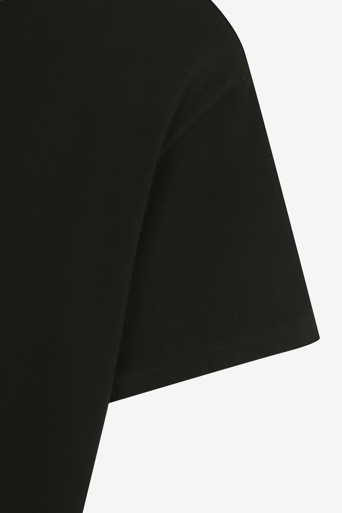 르몽생미셸(LE MONT ST MICHEL) (M)Basic Small Logo T-shirt_Black