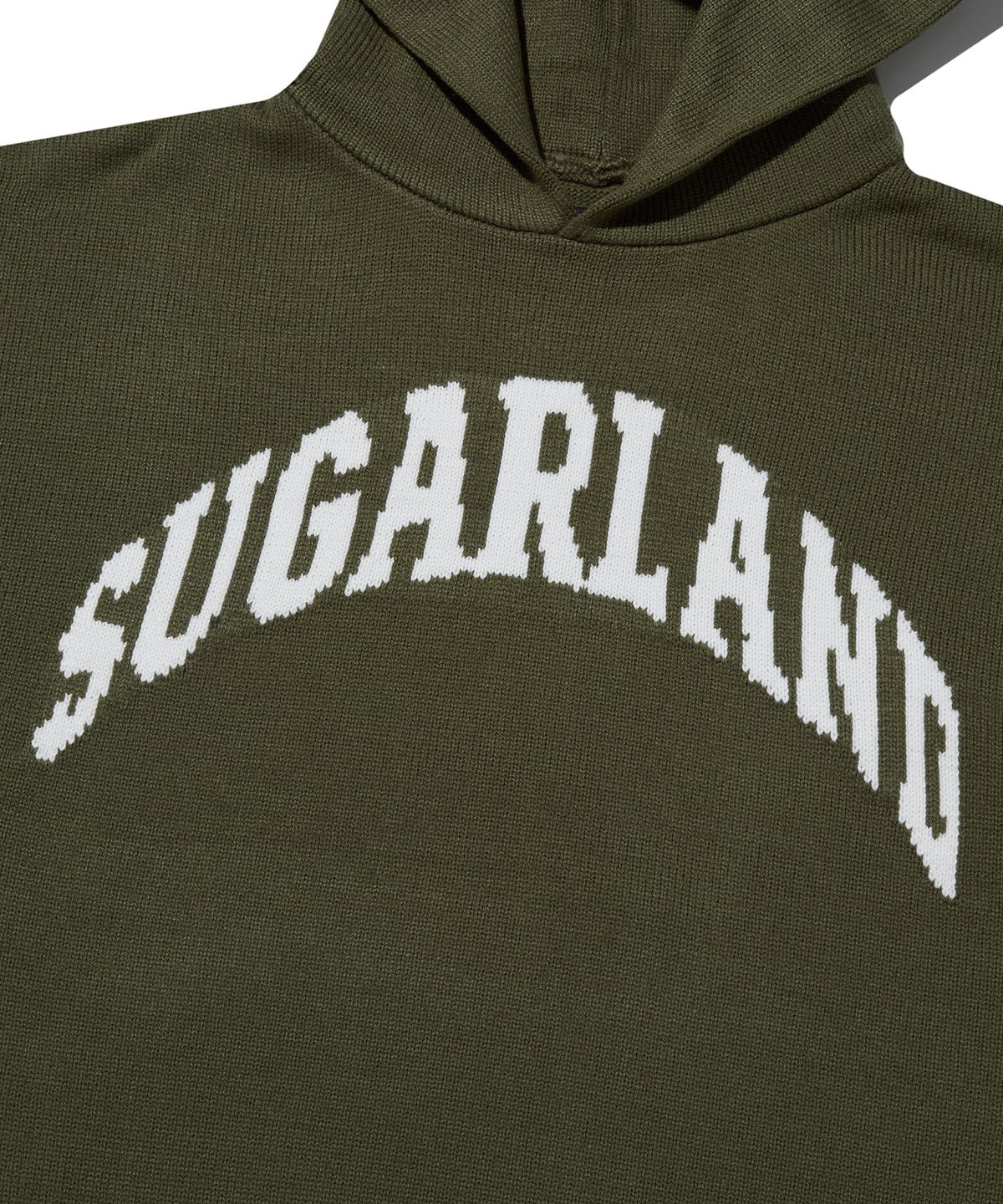 스웨이드(SUADE) SUGARLAND KNIT HOODIE [KHAKI]