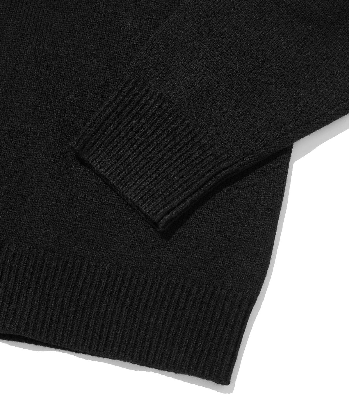 스웨이드(SUADE) SUGARLAND KNIT HOODIE [BLACK]