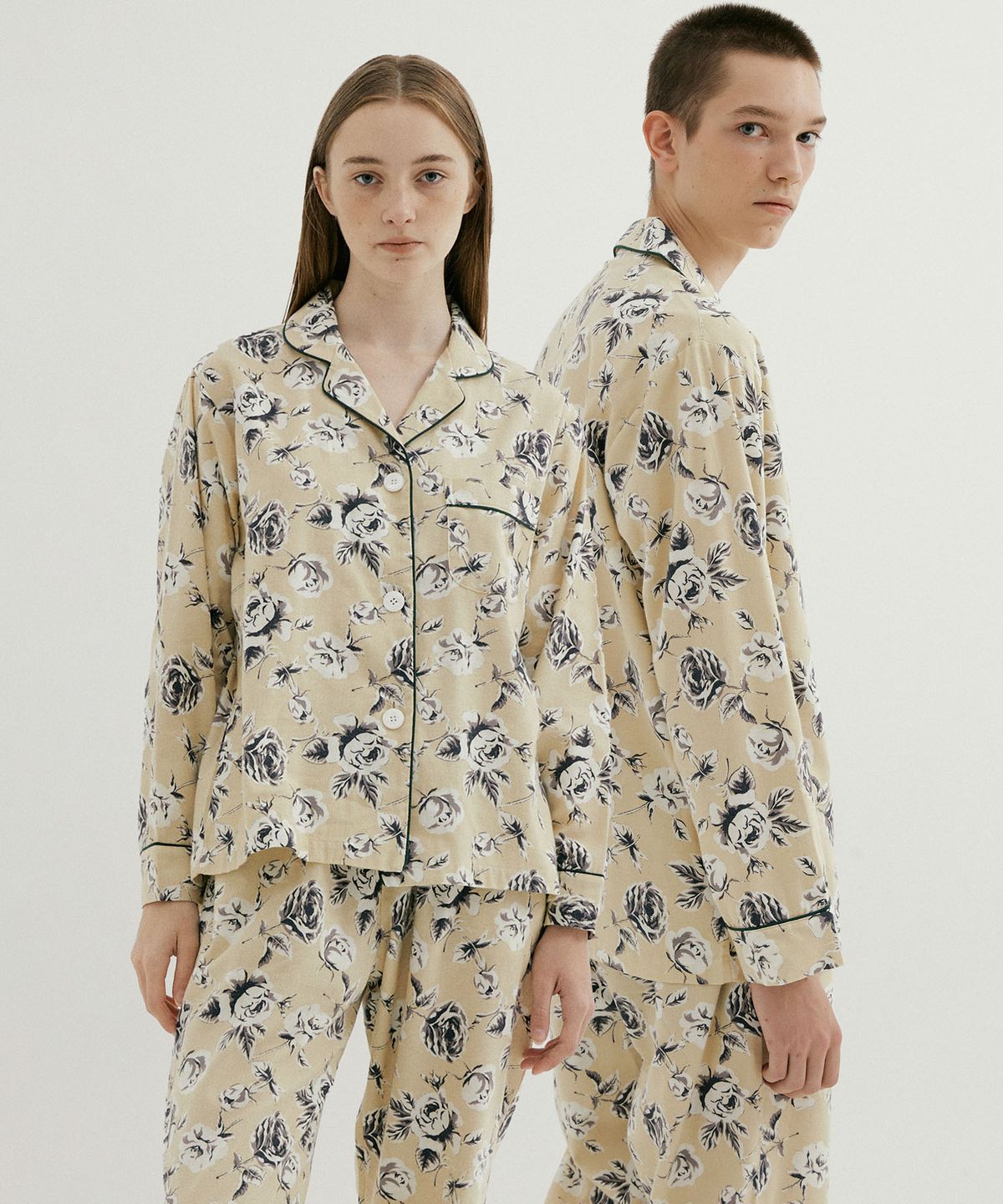 조스라운지(JO'S LOUNGE) (couple) Rose Pajama Set