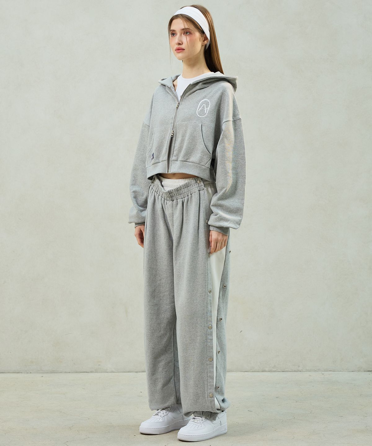 아리킴(ARIKIM) PITA HOOD ZIP-UP / MELANGE