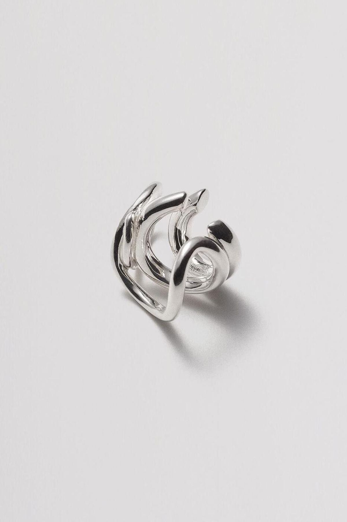 휴스타드(HUSTAD) HUSTAD 213 Love Earcuff _925 실버 러브 이어커프
