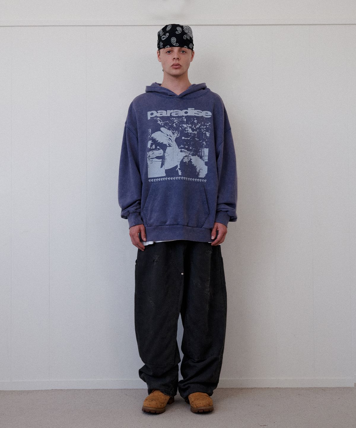 리트리버클럽(RETRIEVER CLUB) PARADISE HOODIE [DARK BLUE]