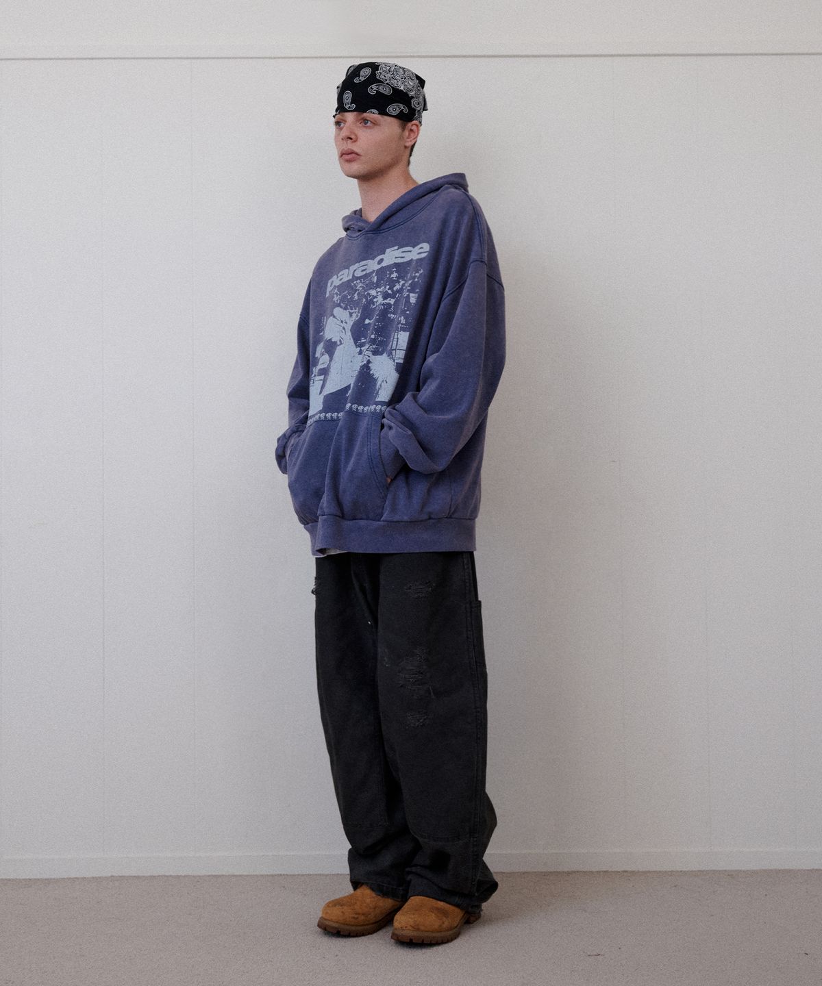 리트리버클럽(RETRIEVER CLUB) PARADISE HOODIE [DARK BLUE]