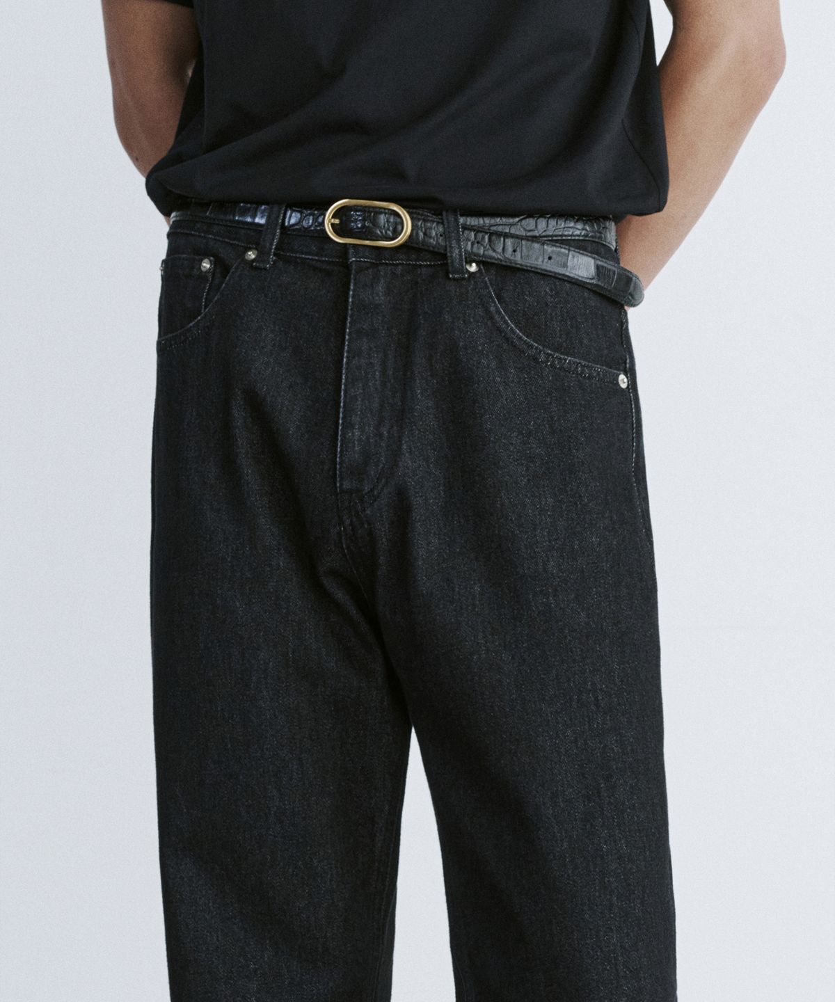 브랜디드(BRANDED) 51078 CONE ONYX JEANS [WIDE FLARE]