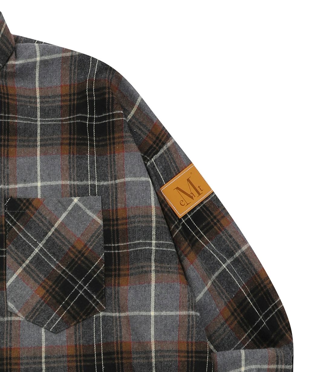★MUCENT★ Roaster Pocket Check Shirt Unisex P00000NI MUSINSA公式 | MUCENT Roaster Pocket Check Shirt (Unisex)