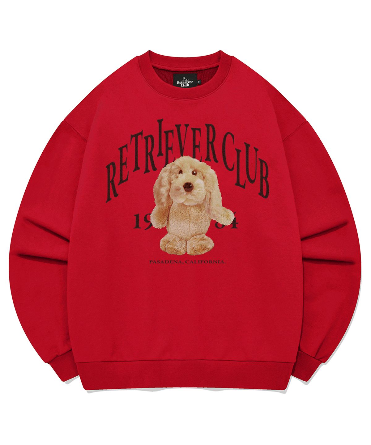 리트리버클럽(RETRIEVER CLUB) RETRIEVER DOLL CREWNECK [RED]