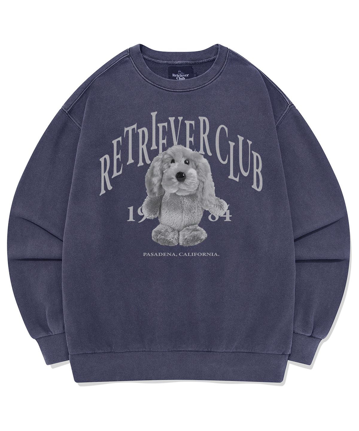 리트리버클럽(RETRIEVER CLUB) RETRIEVER DOLL CREWNECK [PIGMENT NAVY]