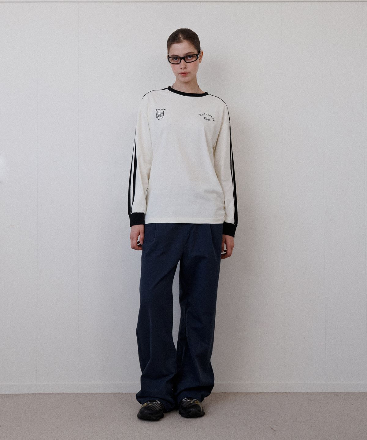 리트리버클럽(RETRIEVER CLUB) JERSEY LONG SLEEVE [IVORY]