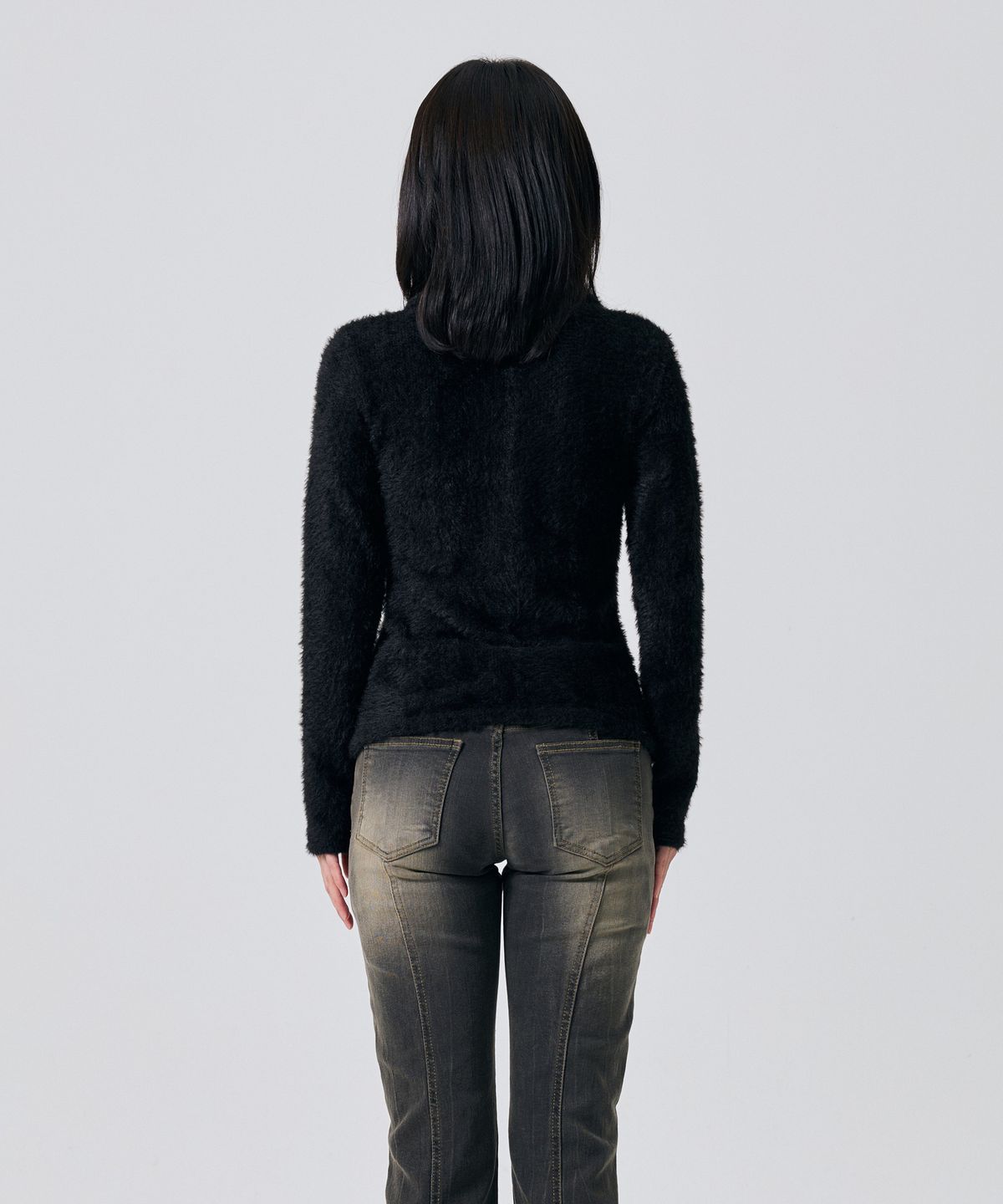 아리킴(ARIKIM) COSMO FUR CARDIGAN / BLACK