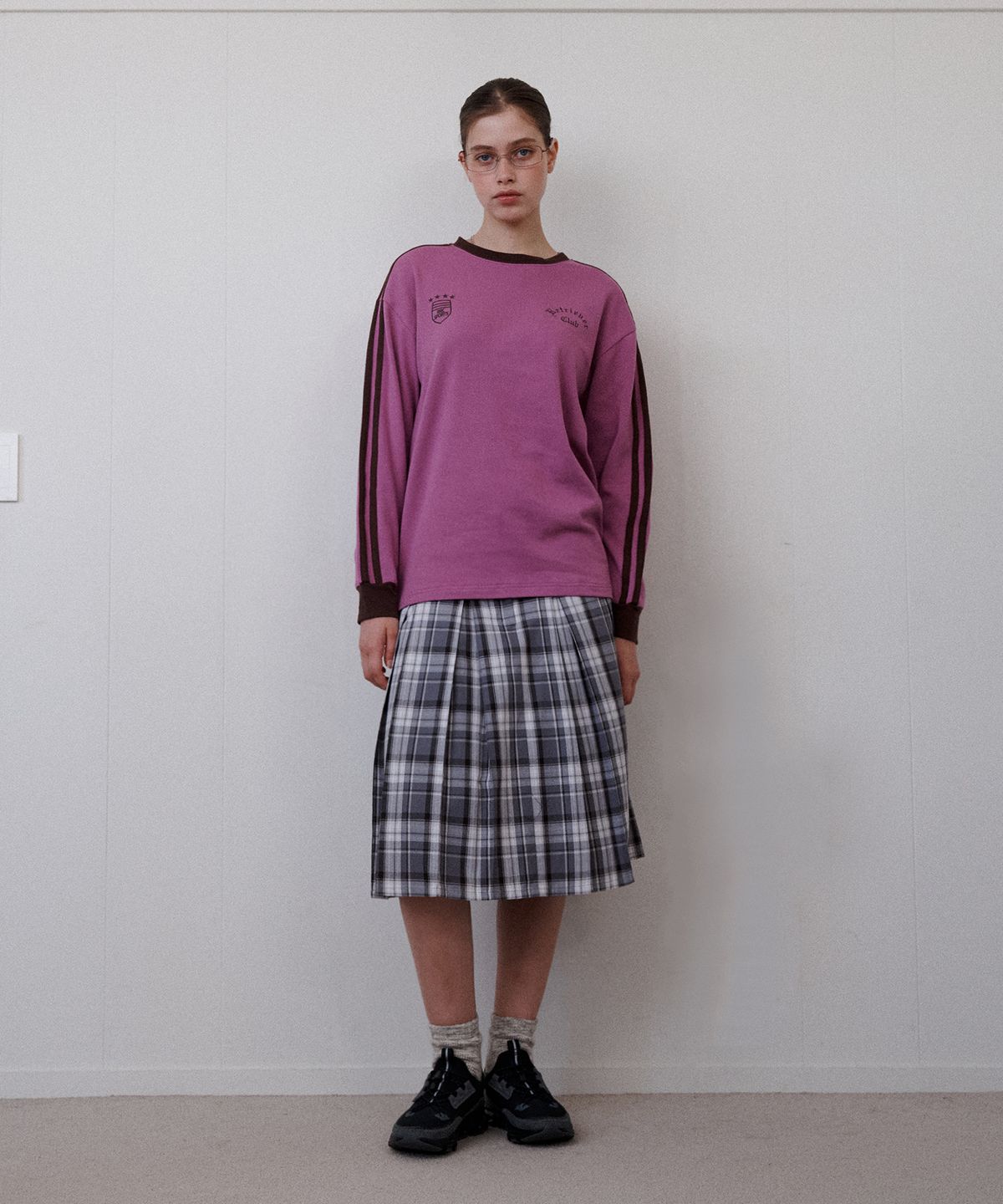 리트리버클럽(RETRIEVER CLUB) JERSEY LONG SLEEVE [DUSTY PINK]