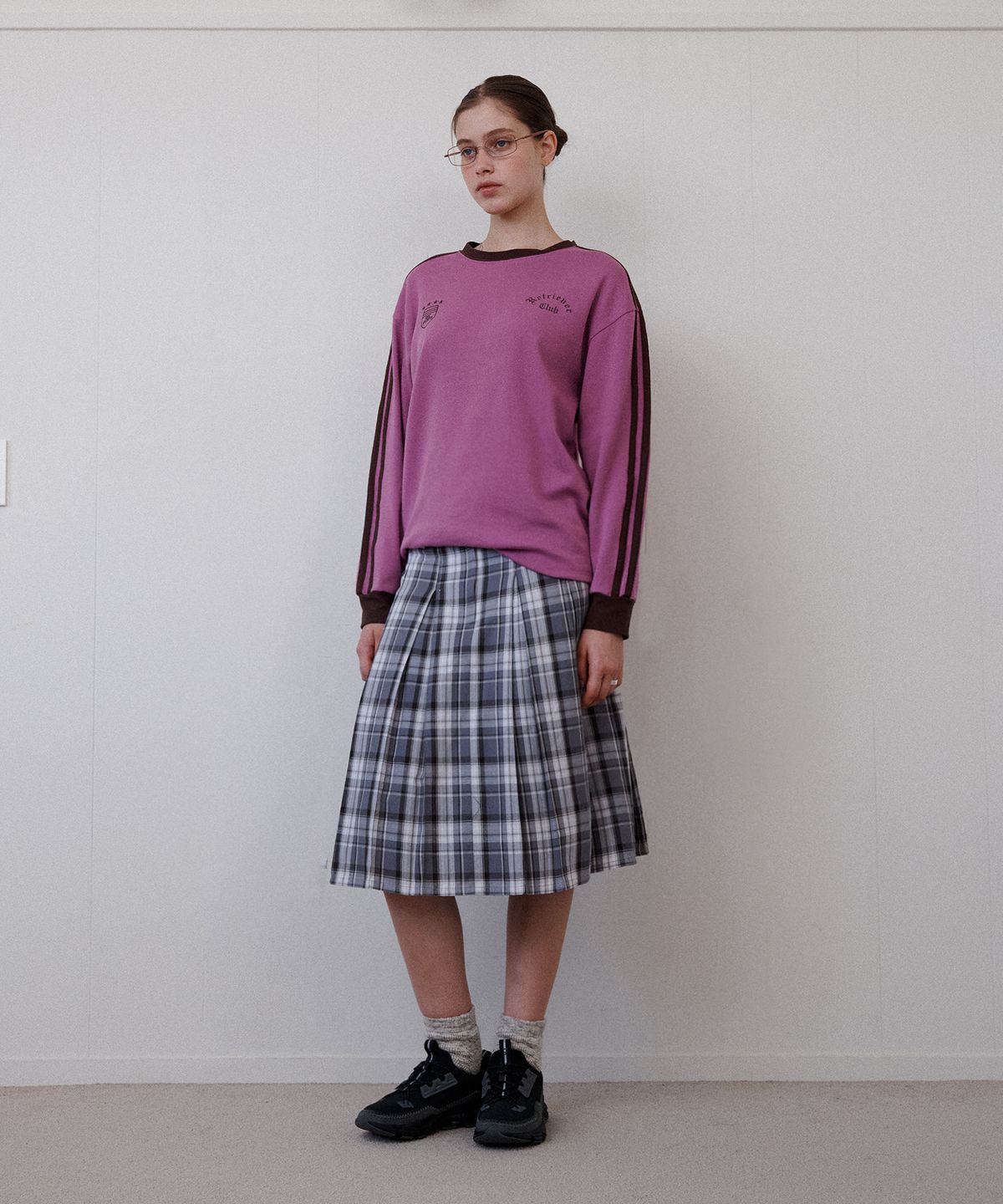 리트리버클럽(RETRIEVER CLUB) JERSEY LONG SLEEVE [DUSTY PINK]