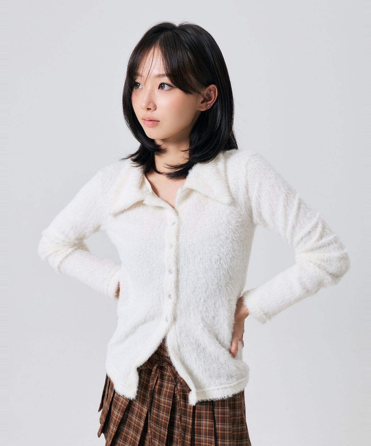 아리킴(ARIKIM) COSMO FUR CARDIGAN / WHITE