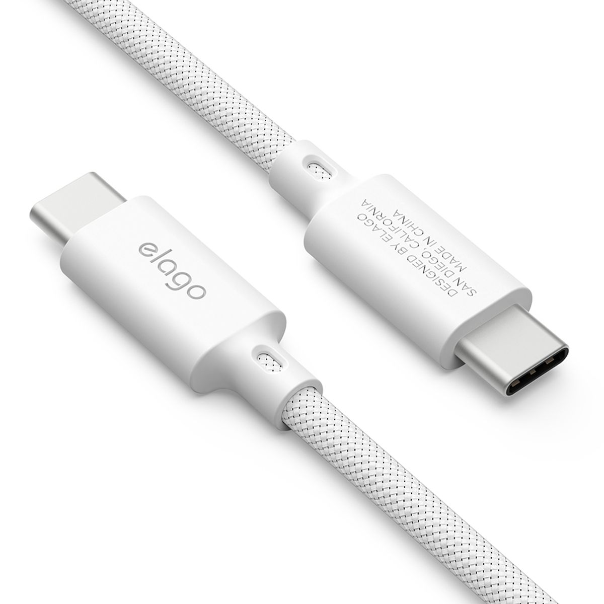 엘라고(ELAGO) 240W PD C to C 고속 충전 케이블 (1m) + 마그네틱 케이블 타이 세트