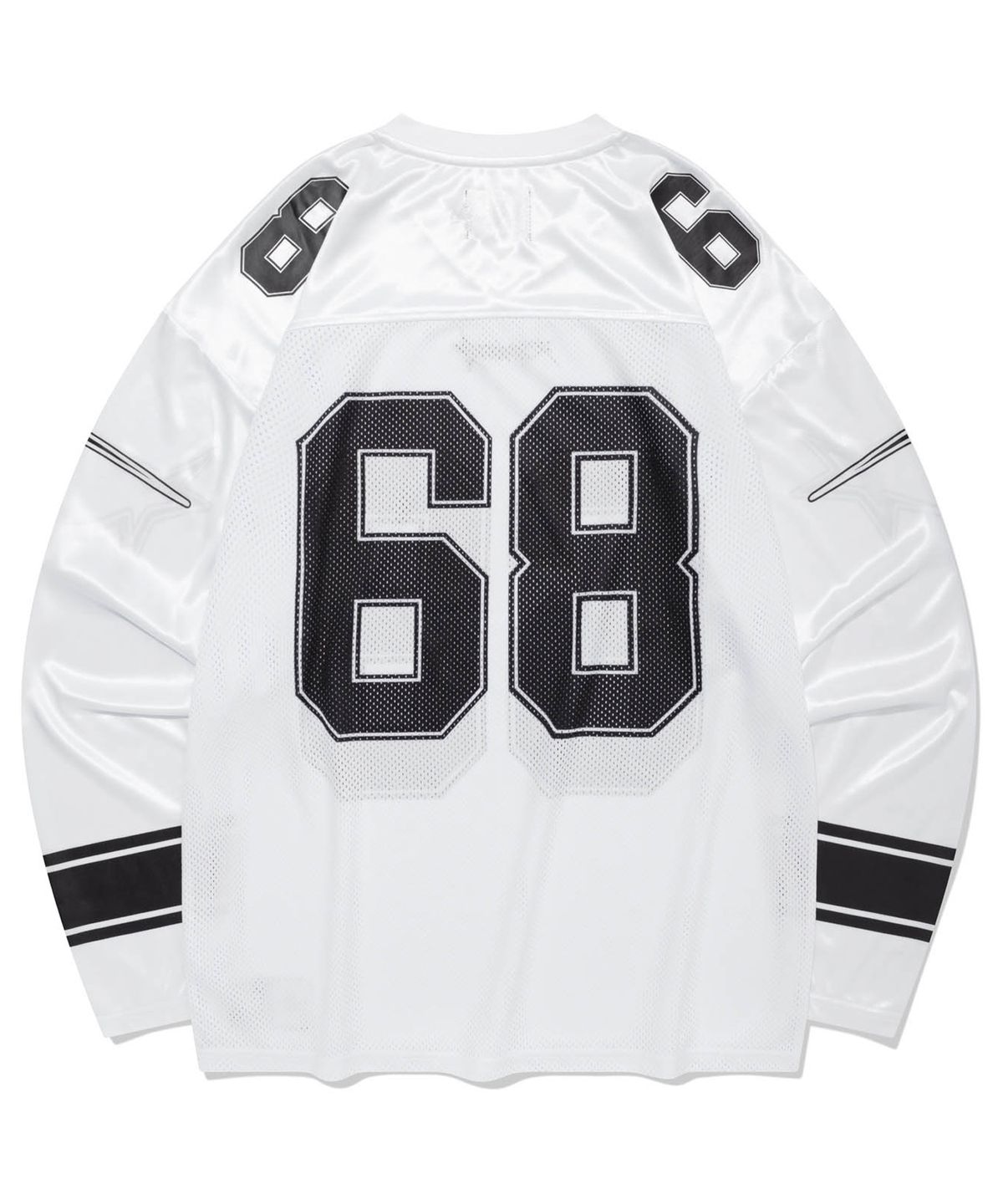 리트리버클럽(RETRIEVER CLUB) 68 LONG FOOTBALL JERSEY [WHITE]